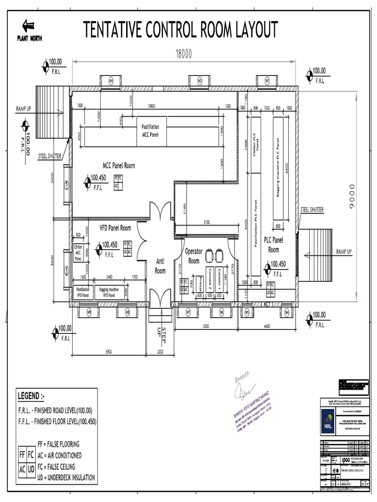 Control Room Layout Drawing Rev 2. Final | PDF