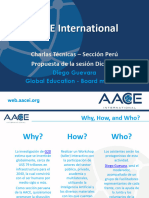 AACE International: Charlas Técnicas - Sección Perú Propuesta de La Sesión Dic2023