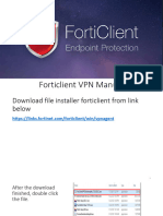 Sec-Forticlient VPN Manual - ENG-20220427