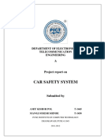 A Project Report On Car Safety System - Compress
