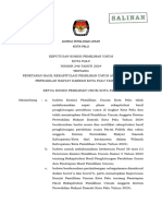 1709551388kpt 246 THN 2024 Tentang Penetapan Hasil Rekapitulasi Pemilihan Umum Anggota Dewan Perwakilan Rakyat Daerah Kota Palu Tahun 2024