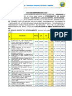 Acta de Internamiento #003 de Saldos 2023