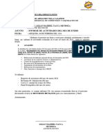 Informe Cese de Servicio