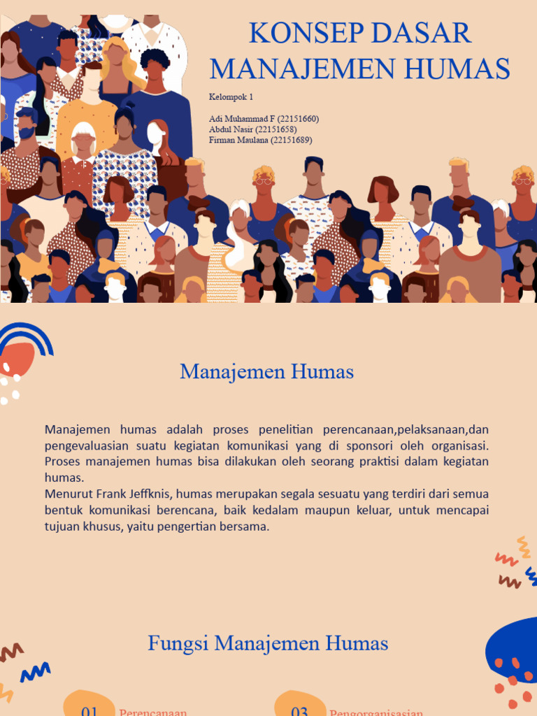 Konsep dan Fungsi Manajemen Humas | PDF
