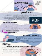 Infografía Sobre El Trastorno de Ansiedad Datos Curiosos Sobre La Ansiedad Malva, Lila y Azul