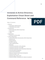 Windows & Active Directory Exploitation Cheat Sheet