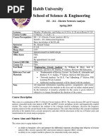 Electric Network Analysis Theory 
