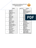 Group Allocation