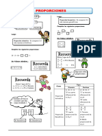 Problemas de Proporciones para Tercero de Secundaria