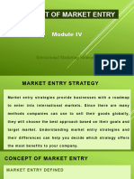 Concept of Market Entry