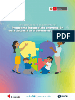 Guía de Implementación de La Actividad - Fortalecimiento de Competencias Docentes para La Incorporación de Las HSE Como Medio para La Prevención de Los Diferentes Tipos de Violencia