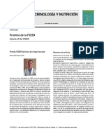 Endocrinología Y Nutrición: Premios de La FSEEN