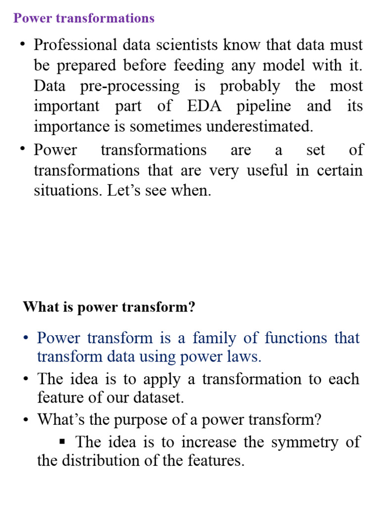 Lecture 6 EDA | PDF