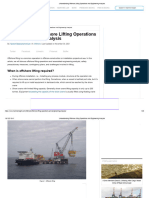 Understanding Offshore Lifting Operations and Engineering Analysis