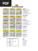 2022 2023 Academic Calendar Student v2