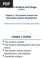 Systems Analysis and Design: Chapter 1. The Systems Analyst and Information Systems Development