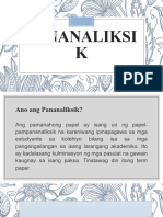 Week 1 Introduksyon Sa Pananaliksik