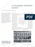 Análisis de Un Floculador Hidráulico de Flujo Horizontal