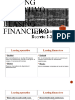 Leasing Operativo y Financiero