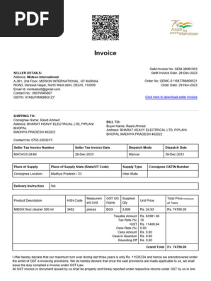 gem invoice