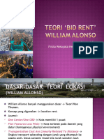 Teori Lokasi William Alonso