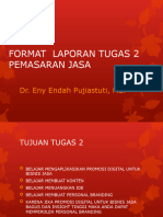 FORMAT TUGAS 2 Pemasaran Jasa