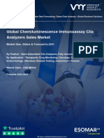 Global Chemiluminescence Immunoassay Clia Analyzers Sales Market