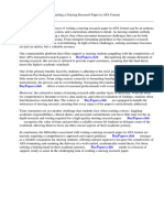 Nursing Research Paper Apa Format