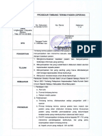 SPO Prosedur Timbang Terima Pasien (Operan)