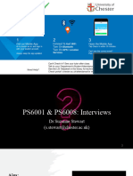 PS6001 PS6008 Preparing Interviews 2022 - 23 Student