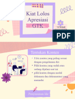 Kiat Lolos Apresiasi GTK