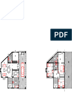 Two Storey House With Terrace Complete Project AutoCAD Plan