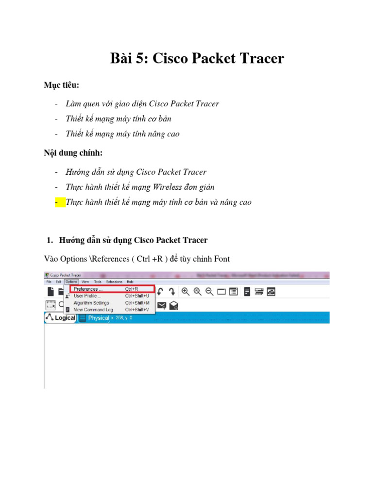 Mang-May-Tinh - Packet-Tracer-7.2 - (Cuuduongthancong - Com) | PDF