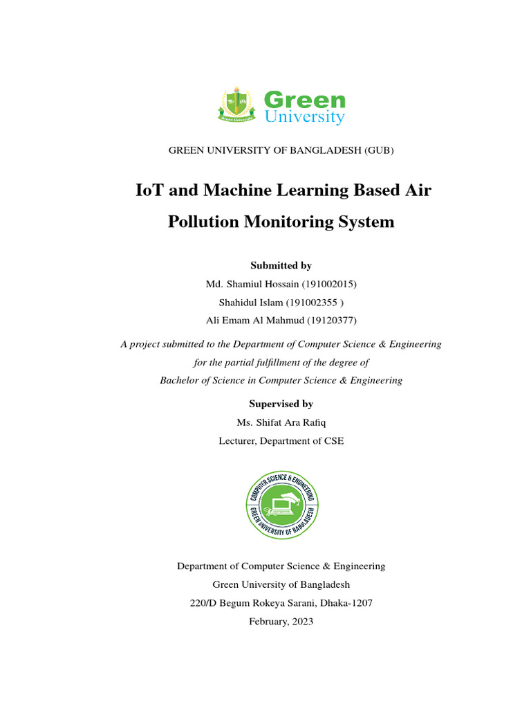 Capstone Project Pdf Software Development Process Internet Of Things