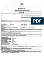 Proceeds Realization Certificate (FORM A) - MEEZAN-2024-HRUIBFT-FT24081CFRKQ