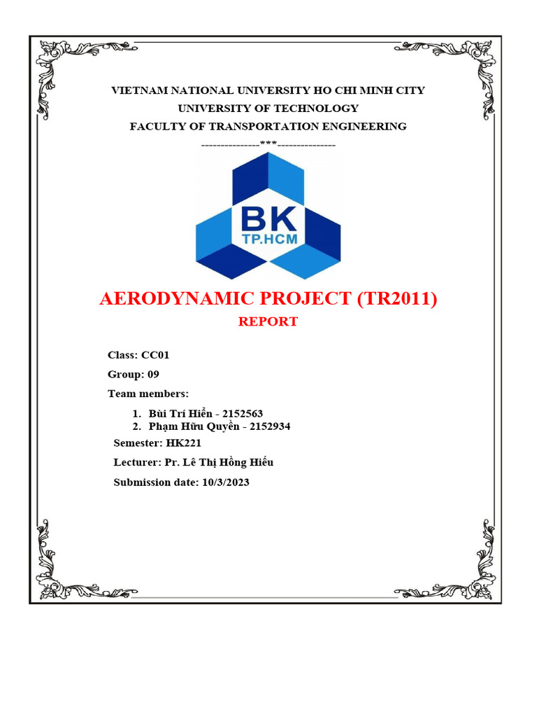 NACA 4415 Aerodynamics Report Analysis | PDF | Airfoil | Fluid Dynamics