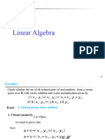 L2 - Linear Algebra - Vector Space Dr. PT
