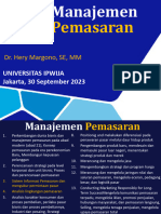 Materi Manajemen Pemasaran 3 & 4