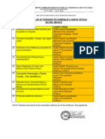 Cronograma de Actividades Dia Del Musico