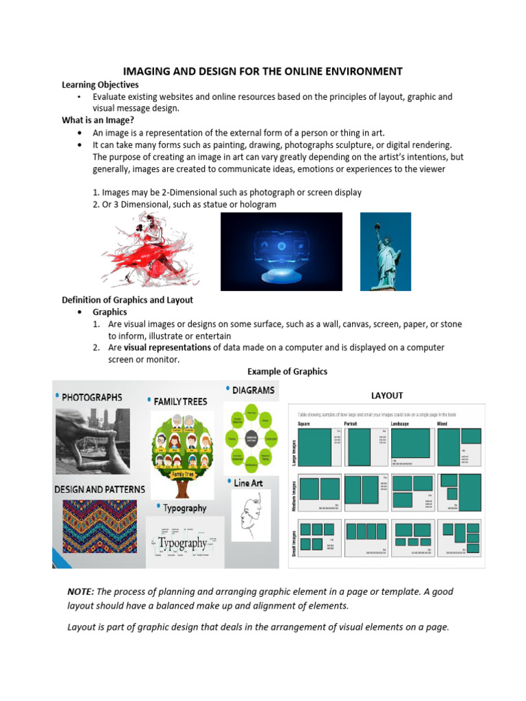 Week 3 Imaging and Design For The Online Environment | PDF | Page ...