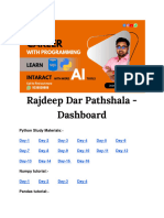 Rajdeep Dar Pathshala - Dashboard