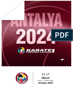 Karate1boletin 2024 Karate 1 Premier League Antalya 001