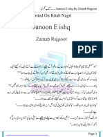Junoon E Ishq Novel by Zainab Rajpoot