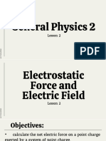 Electrostatic Force and Electric Field