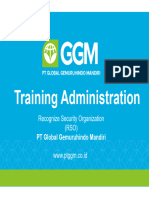 Module 1 - Training Administration & Course Frameworks