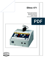 Enraf Nonius Eltrac 471 - User Manual