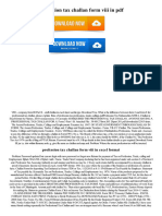 Professional Tax Challan Download PDF