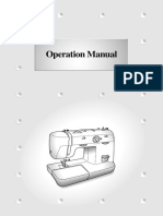 Mystery Machine 001 Sewing Machine Instruction Manual