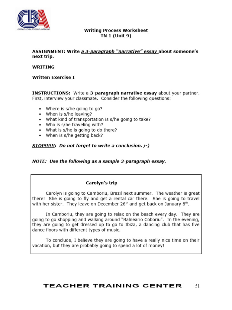 Narrative Essay Writing Guide | PDF