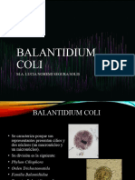 Balantidium Coli, Toxoplasma..